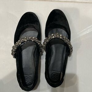Tory Burch Crystal Strap Flat size 8